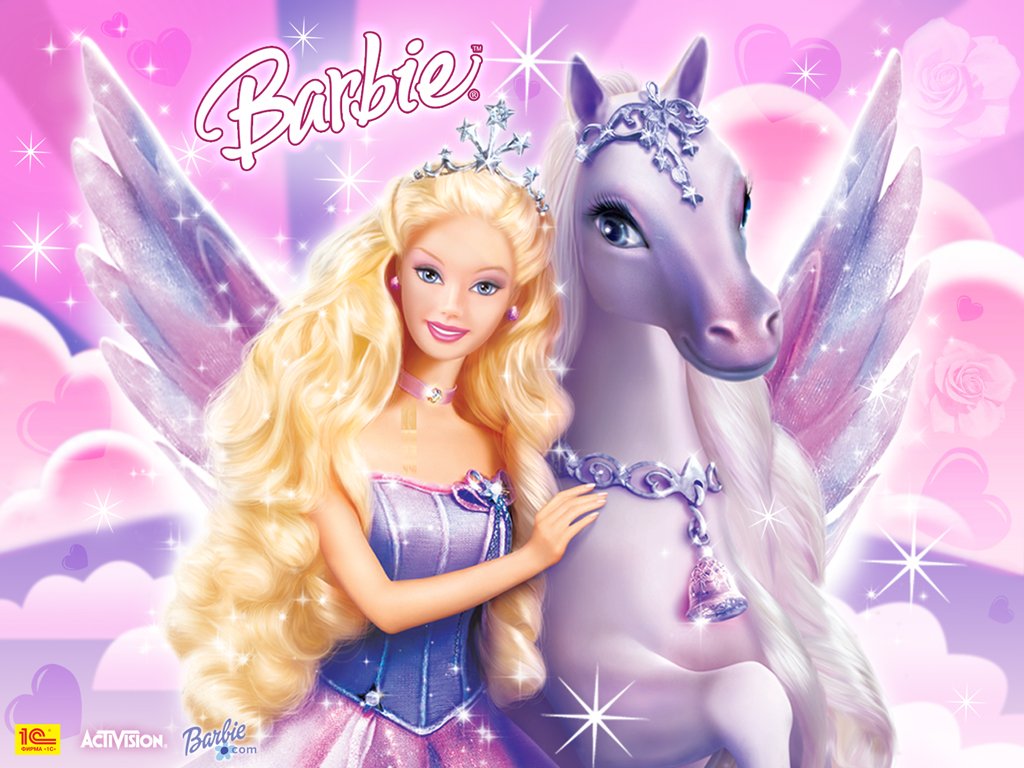 barbie princess with unicorn