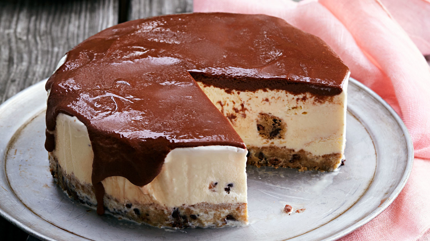 blondie ice cream cake