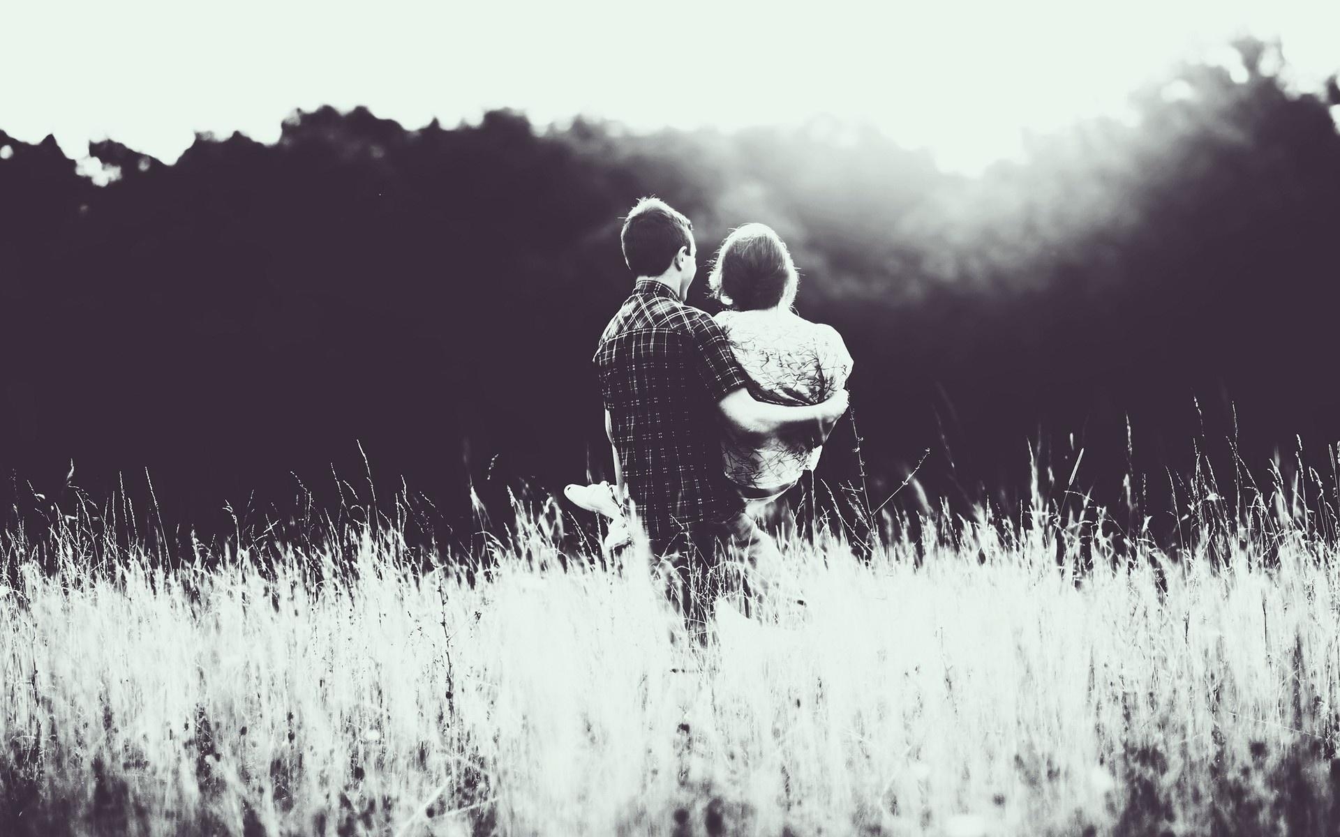 black and white couple