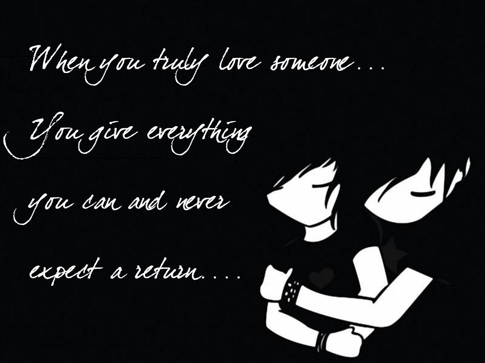 emo true love quote