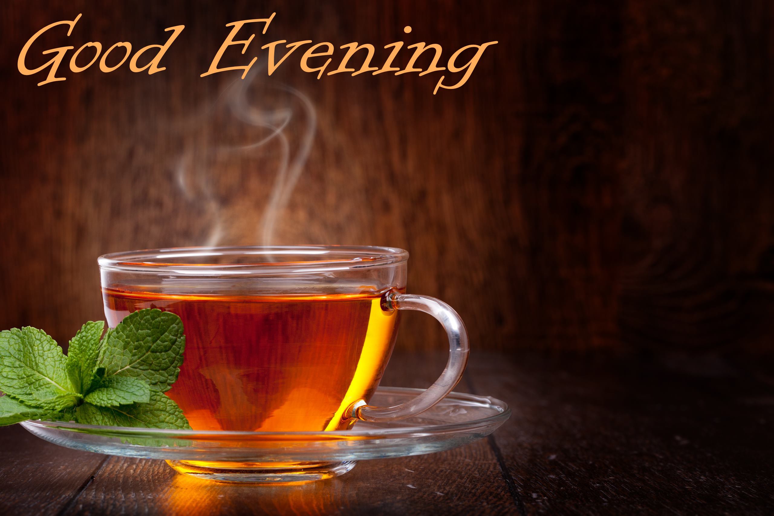 good evening with green tea