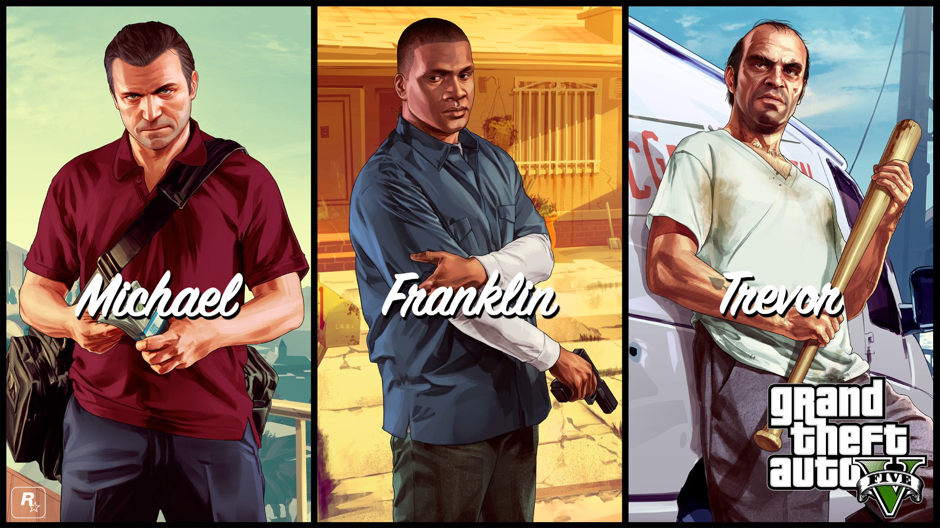 michael franklin trevor in gta 5