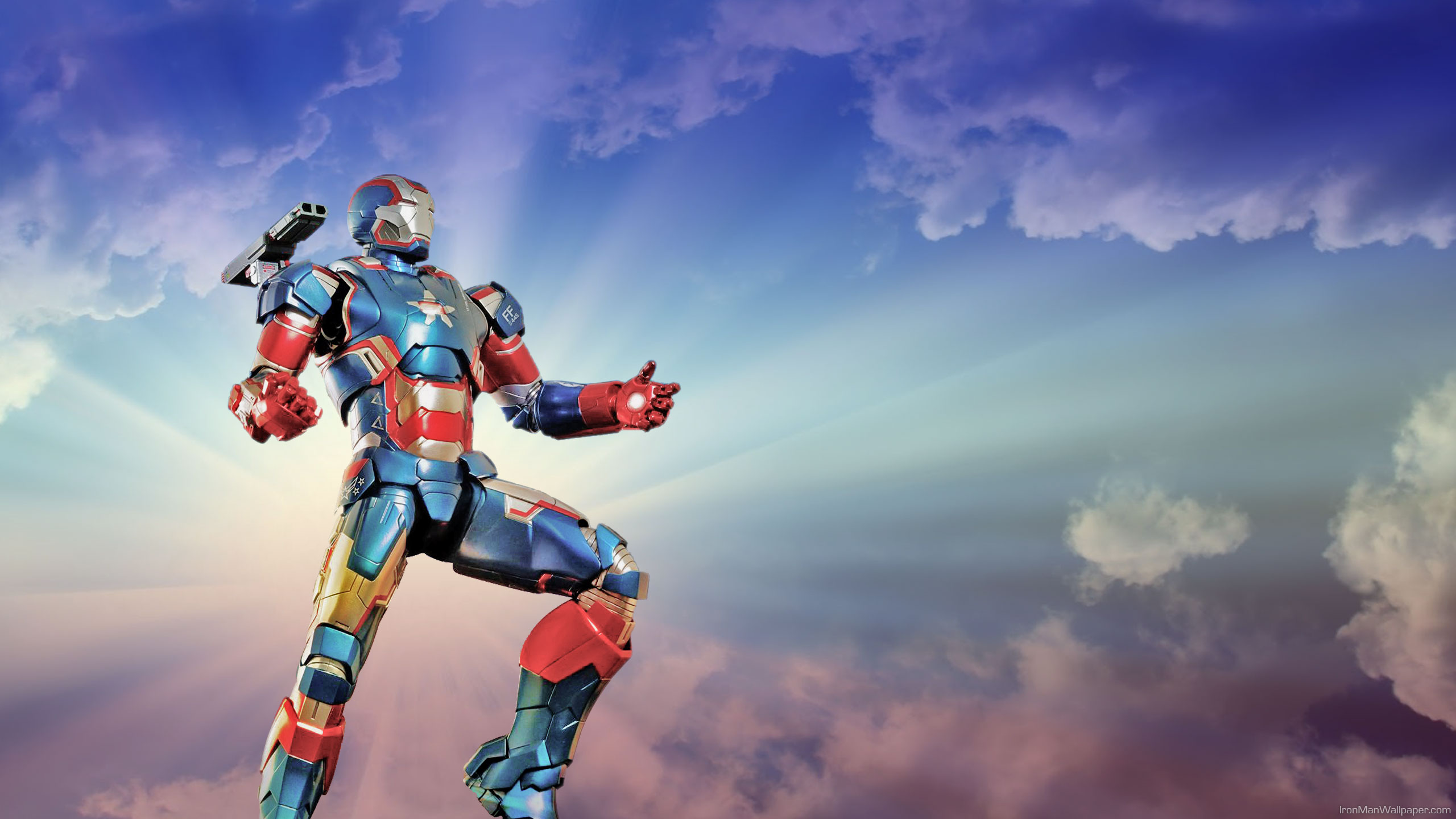 iron patriot sky background