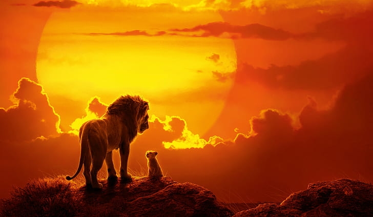 Lion King Mufasa Sunset