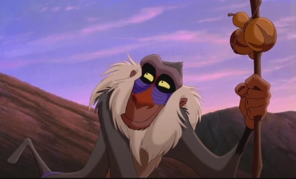 Lion King Rafiki Moment