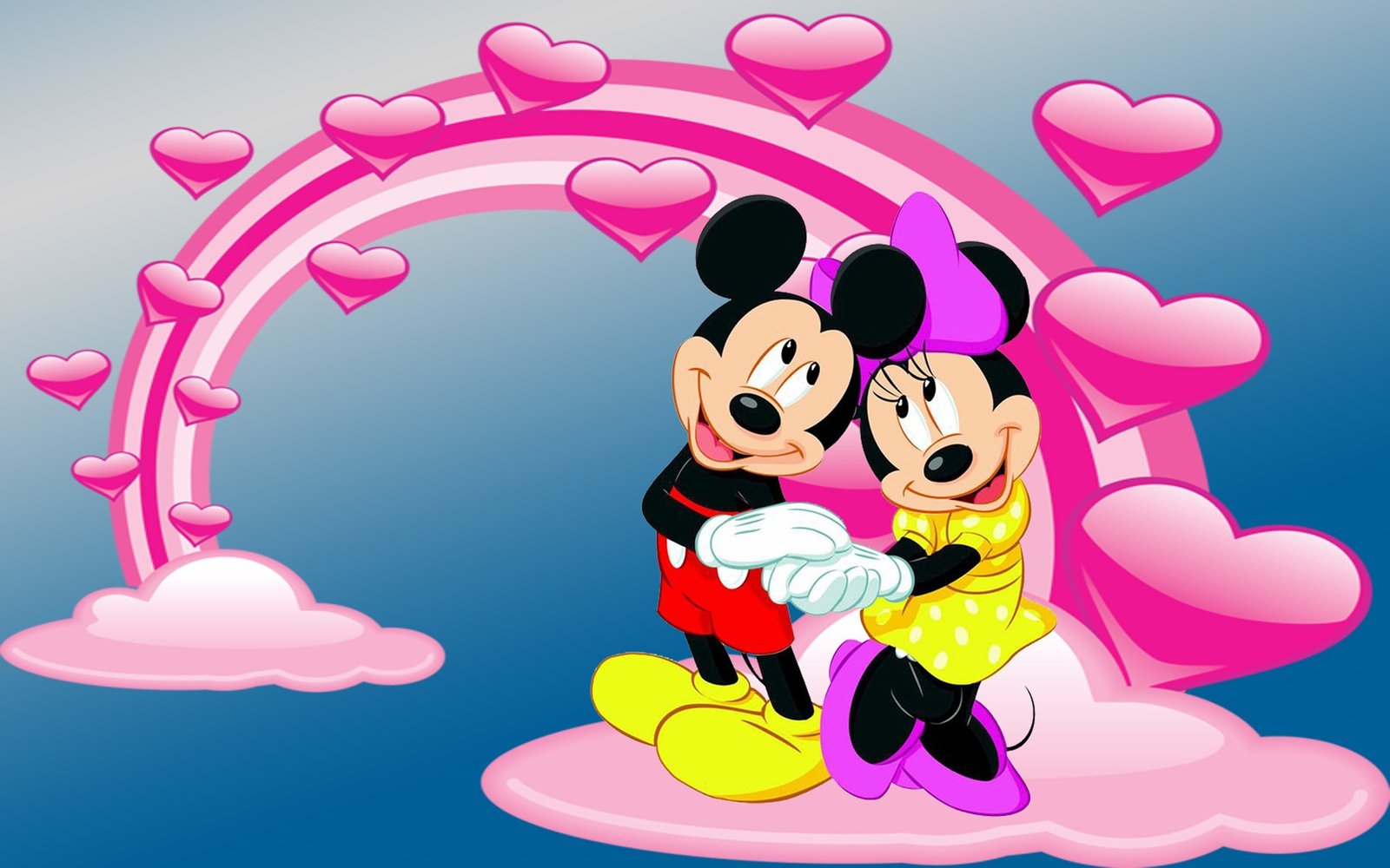Mickey Mouse With Minnie