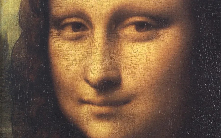Monalisa Smile Closeup