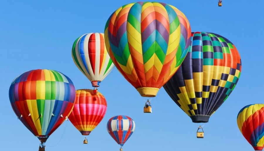 hot air balloons