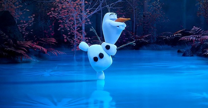 Olaf Dancing In Snow