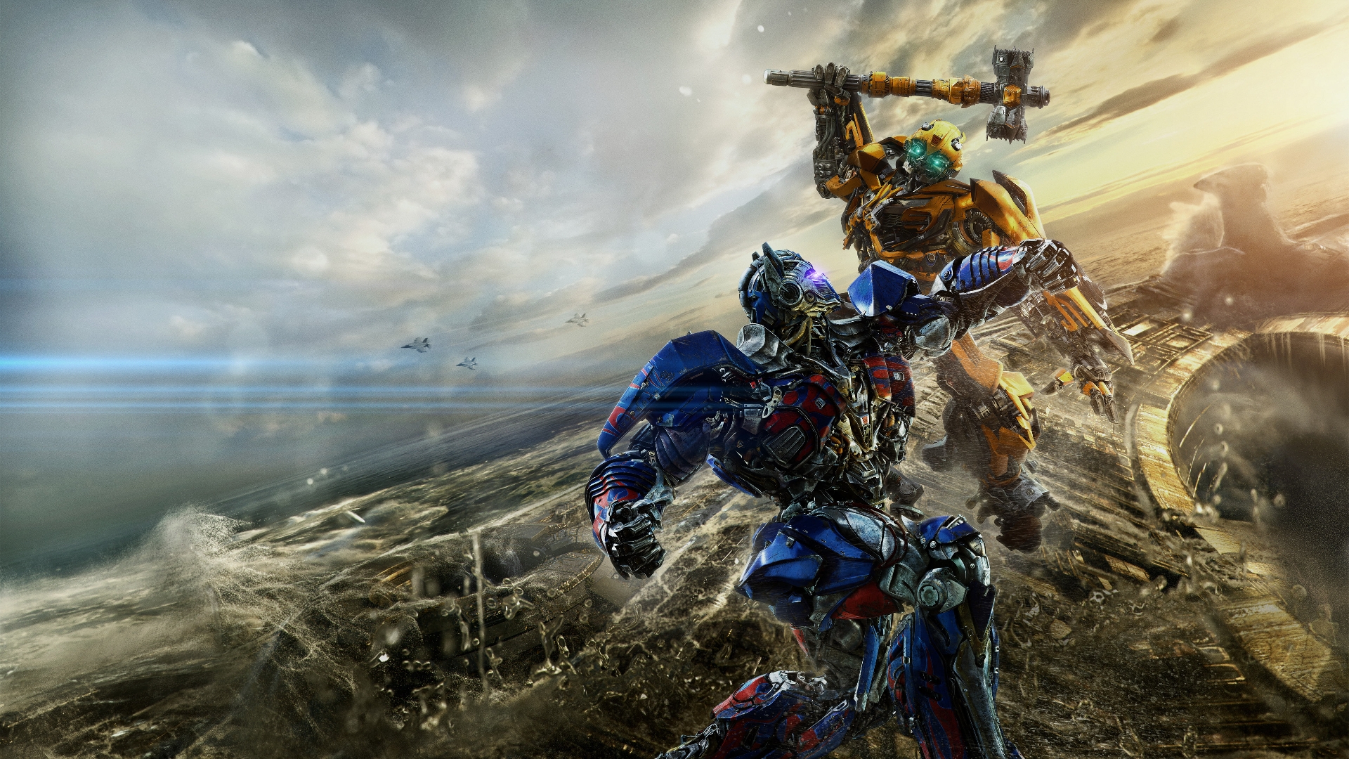 Optimus Prime Battle Scene