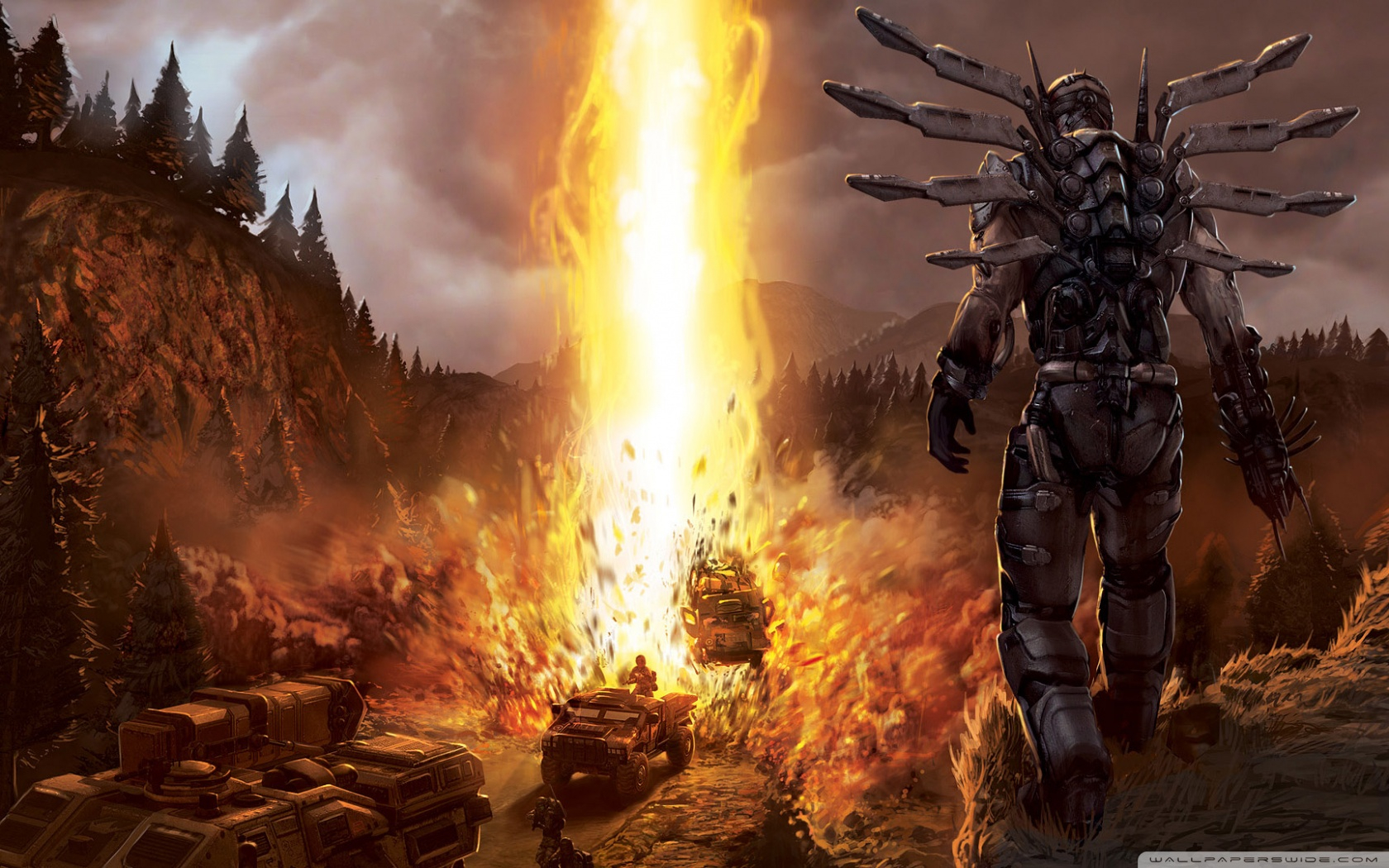 Quake Wars Game Wallpaper