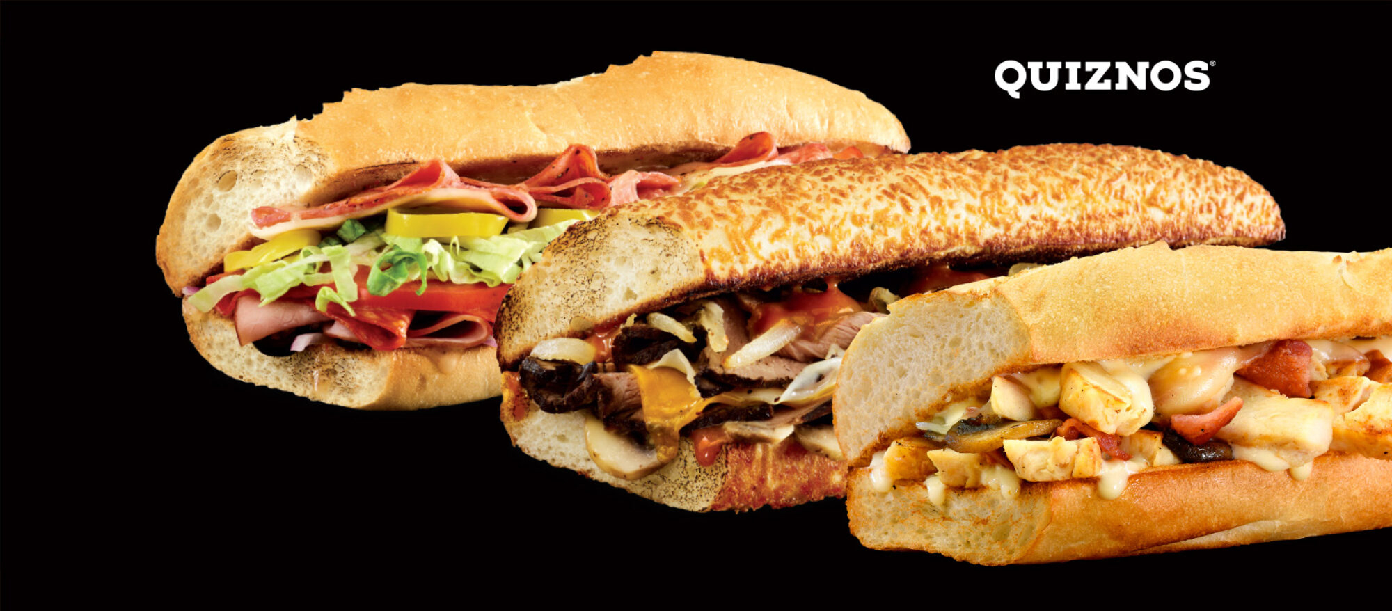 Quiznos Yummy Food Wallpaper