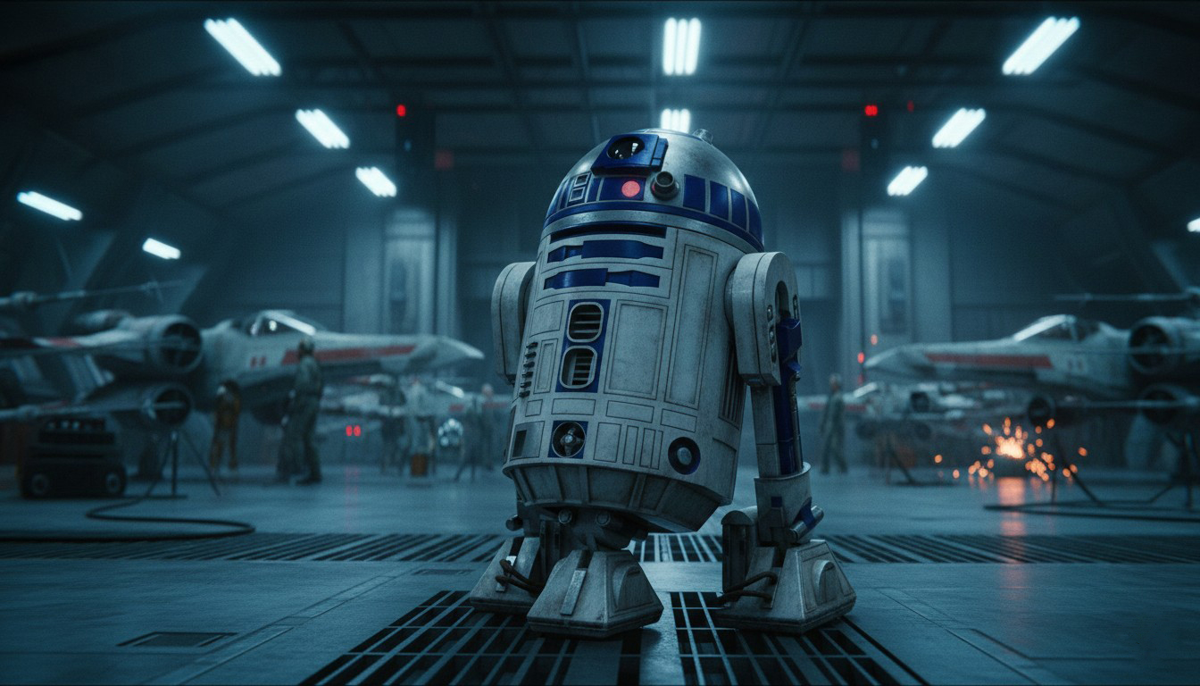 R2 D2 Rebel Hangar Xwing Background Wallpaper