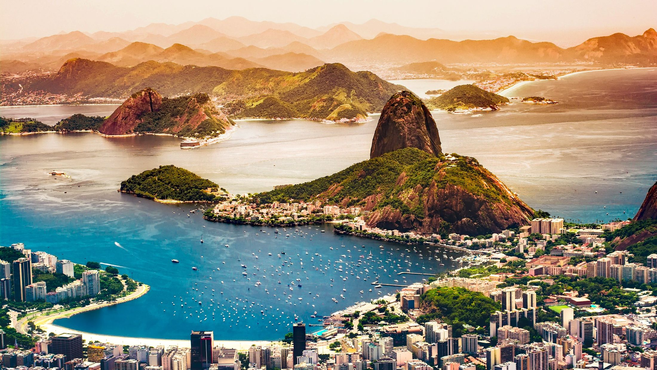 Rio De Janeiro Top View Wallpaper