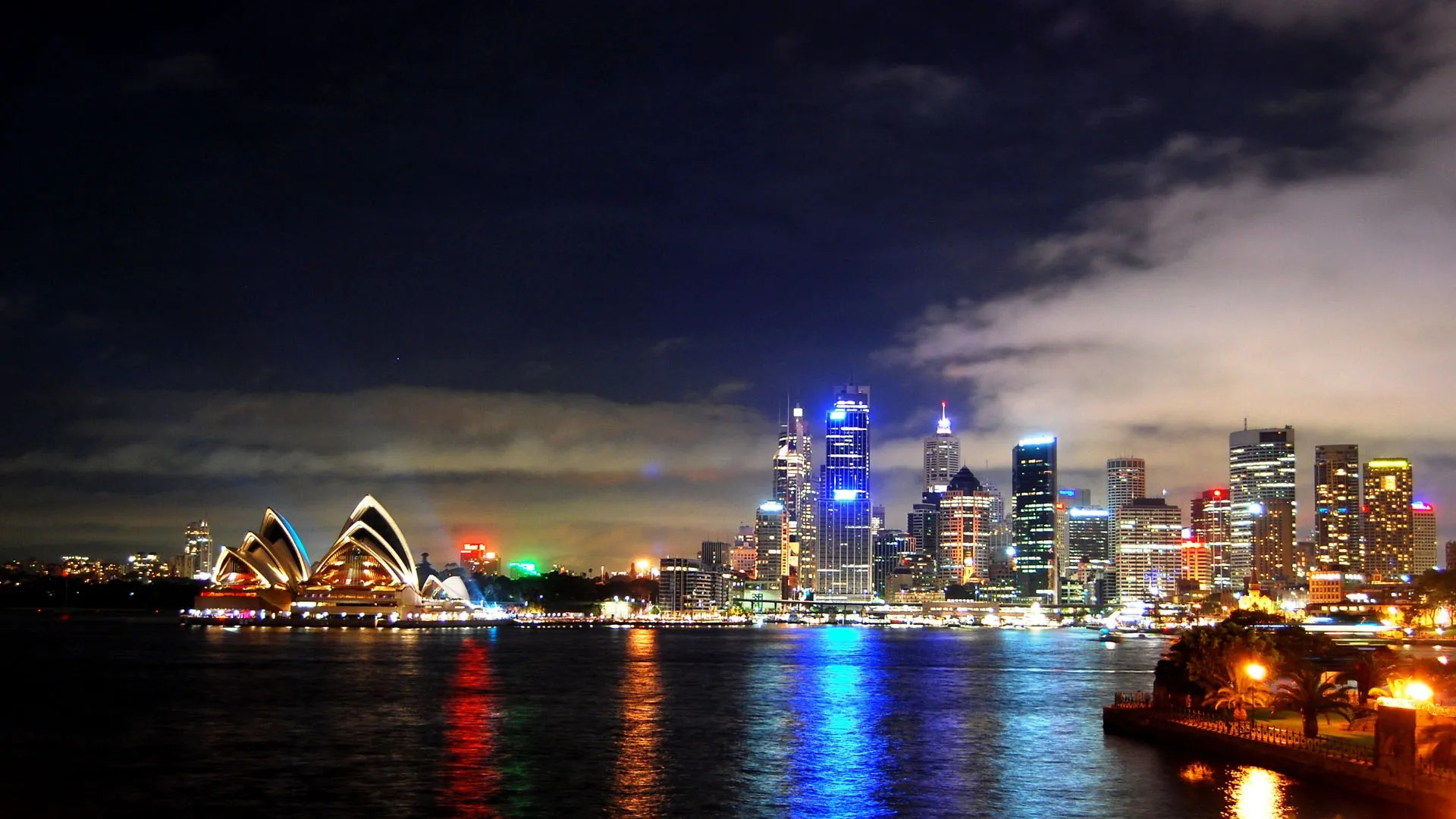 Sydney Coastal City Urban Scene Wallpaper