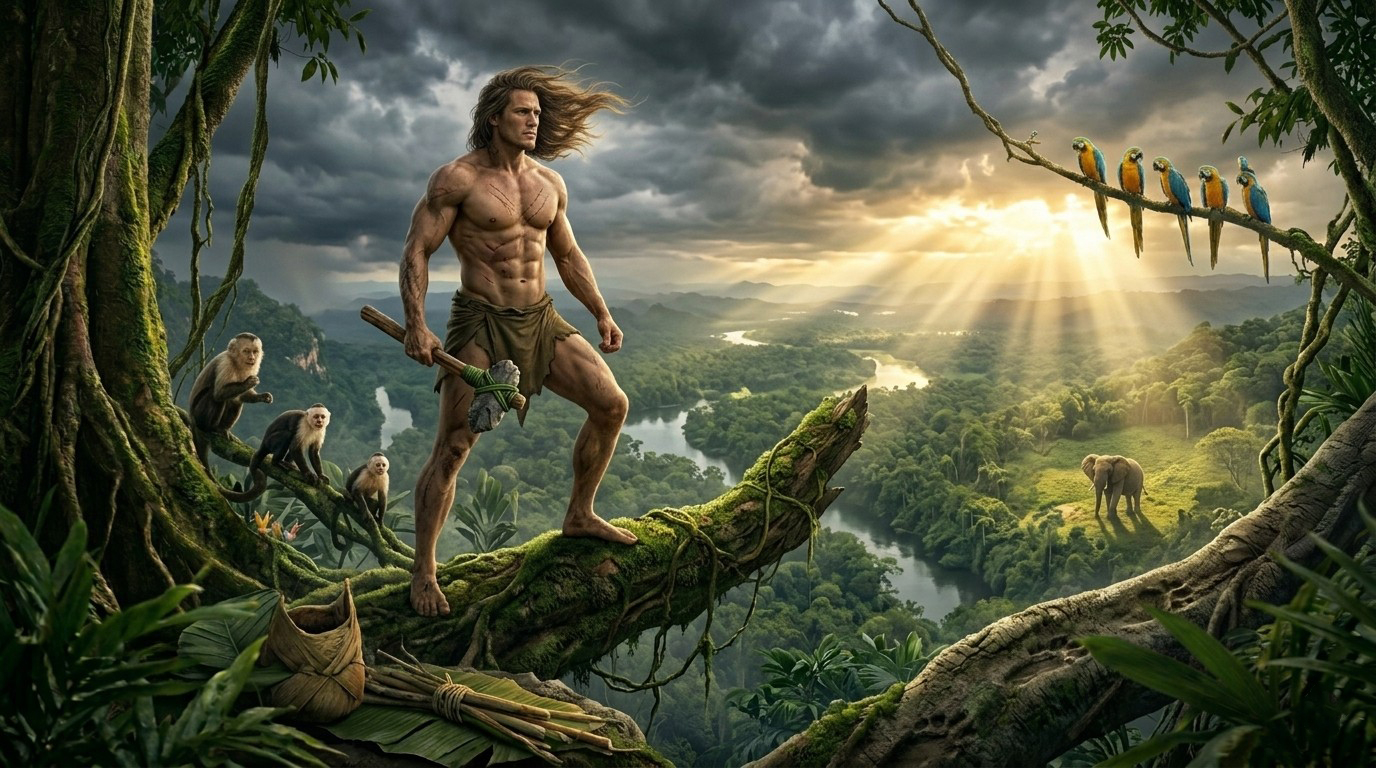 Jungle Hero Legend Tarzan Wallpaper