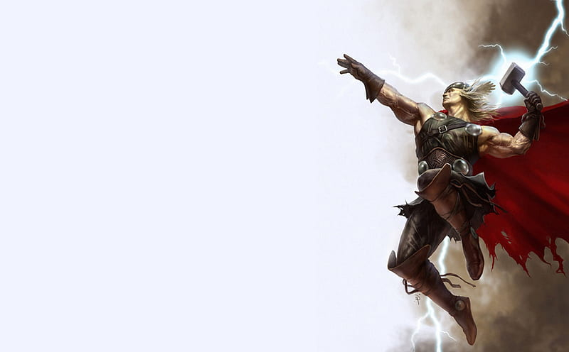 Mighty Asgardian Warrior Thor Wallpaper