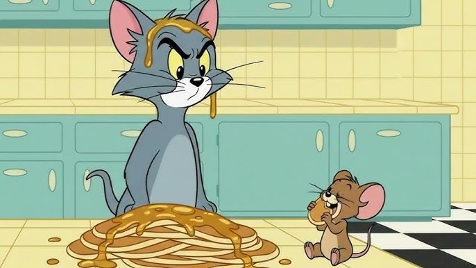 Kitchen Mischief Adventure Tom And Jerry Wallpaper
