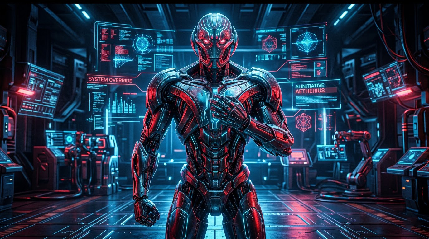Advanced Ai Villain Ultron Wallpaper