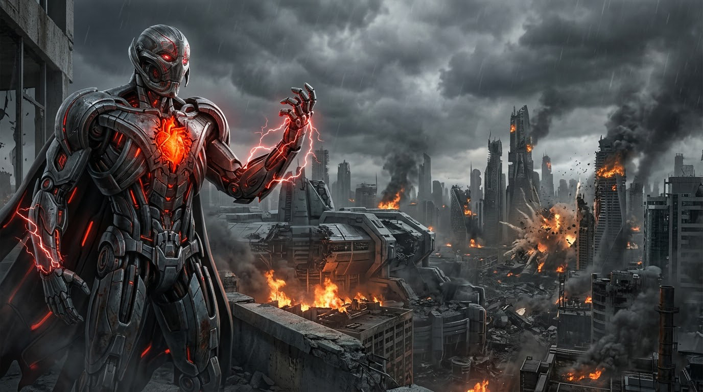 Apocalyptic Vision Mastermind Ultron Wallpaper