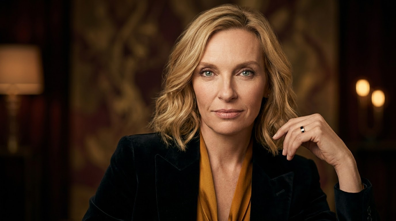 Timeless Beauty Portrait Uma Thurman Wallpaper