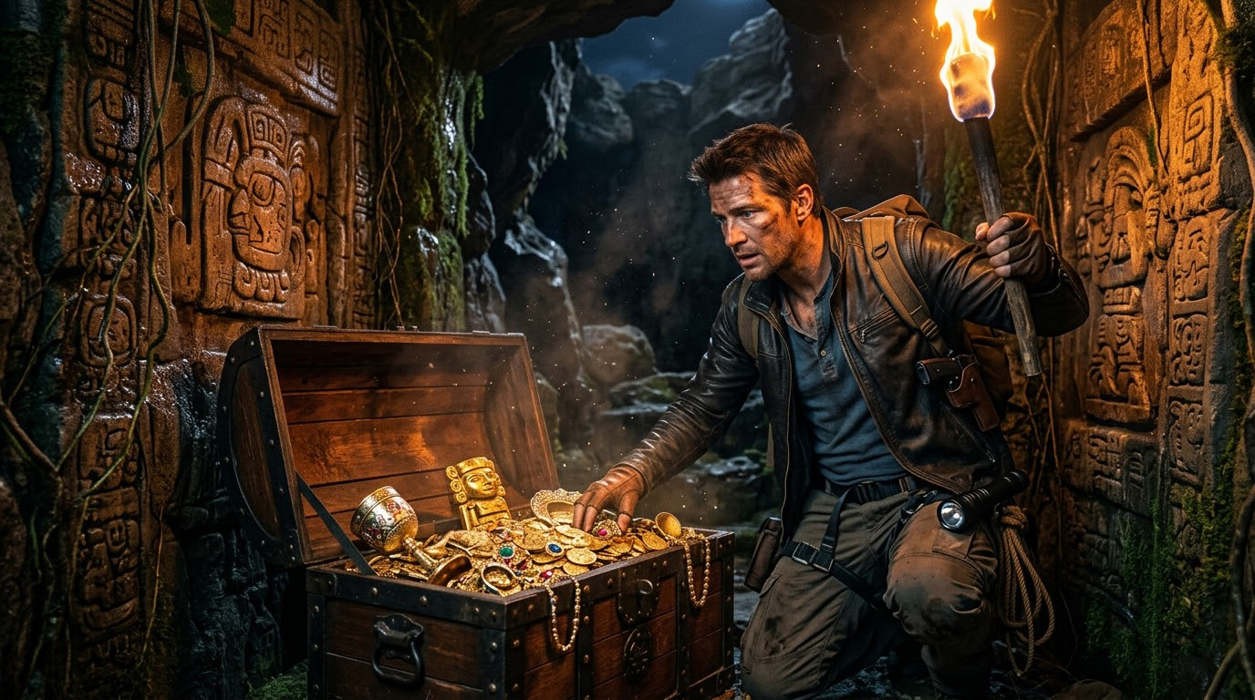 Treasure Hunting Adventure Uncharted Wallpaper