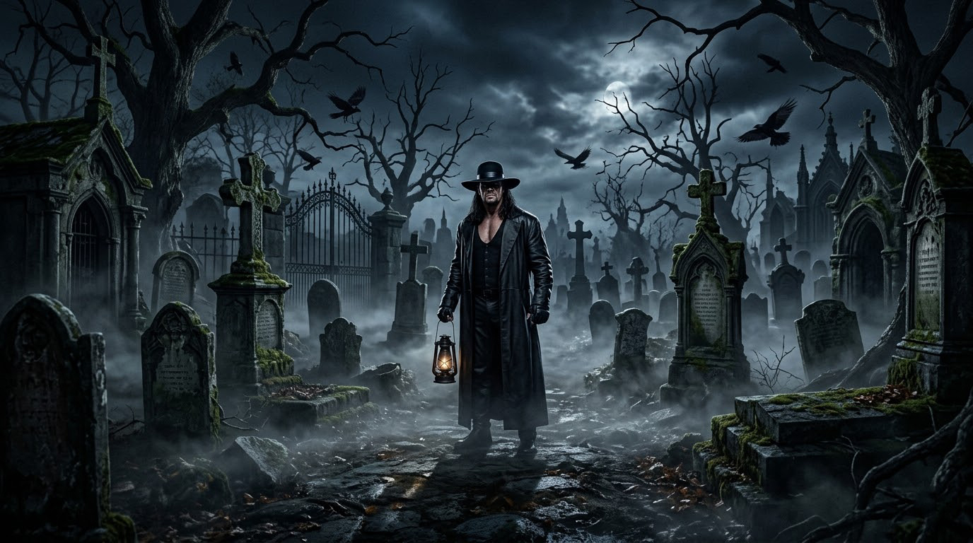 Graveyard Theme Character Undertaker Wallpaper