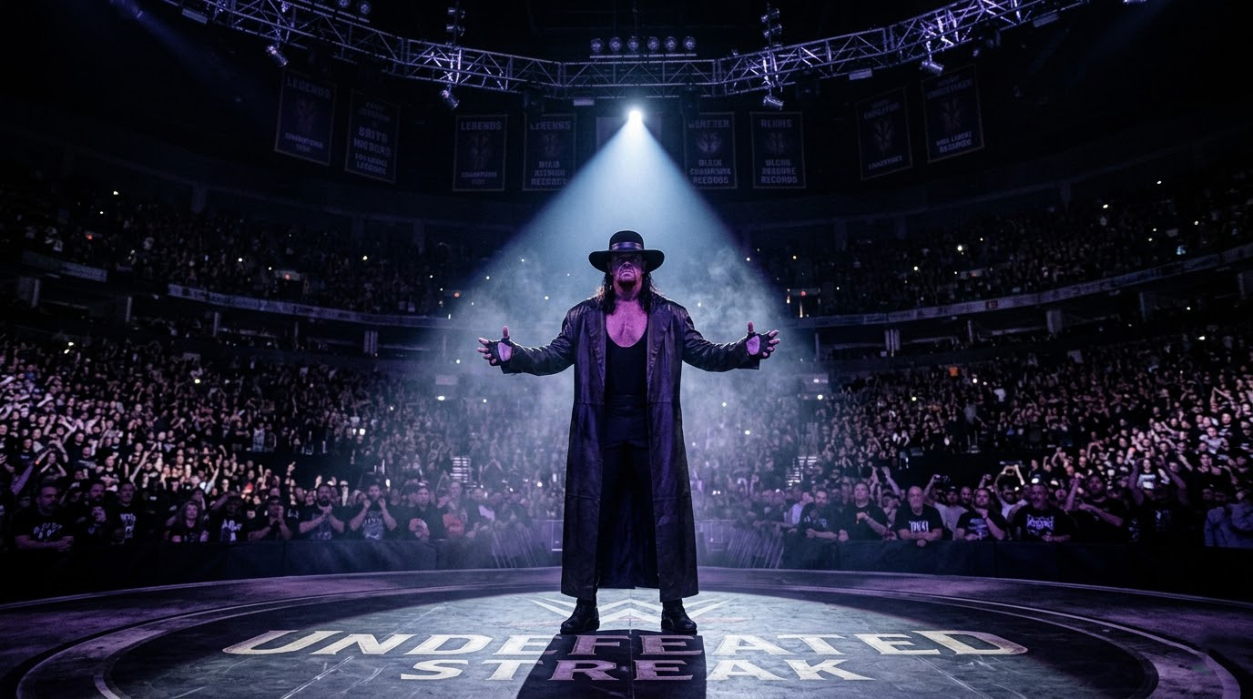 Legendary Wwe Streak Undertaker Wallpaper