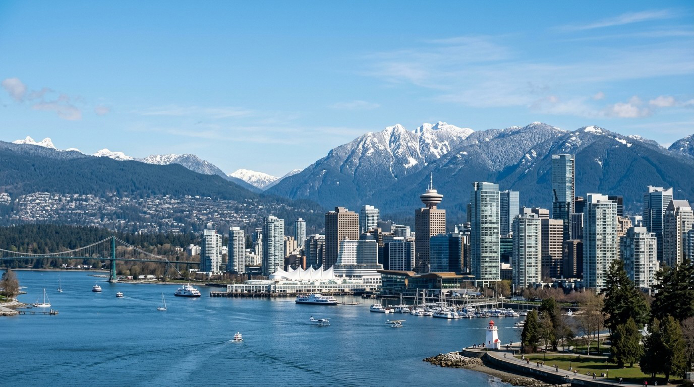 Skyline Mountain View Vancouver Wallpaper