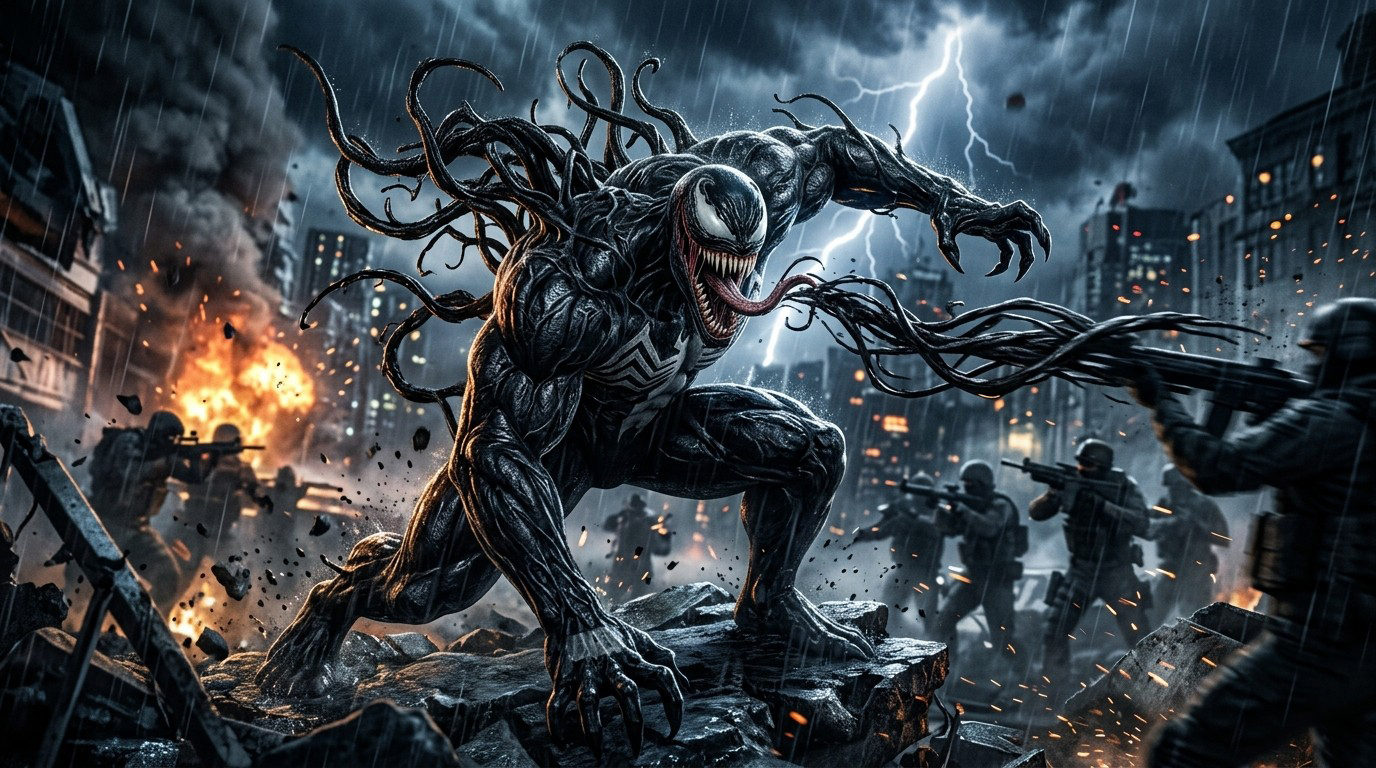 Lethal Protector Mode Venom Wallpaper
