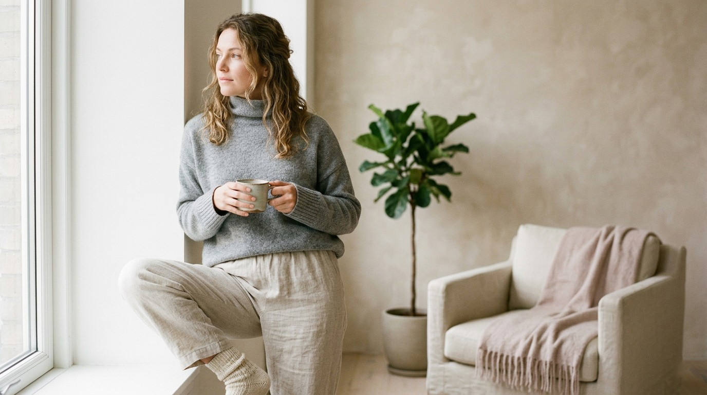 Minimal Loungewear Style Victoria Secret Wallpaper