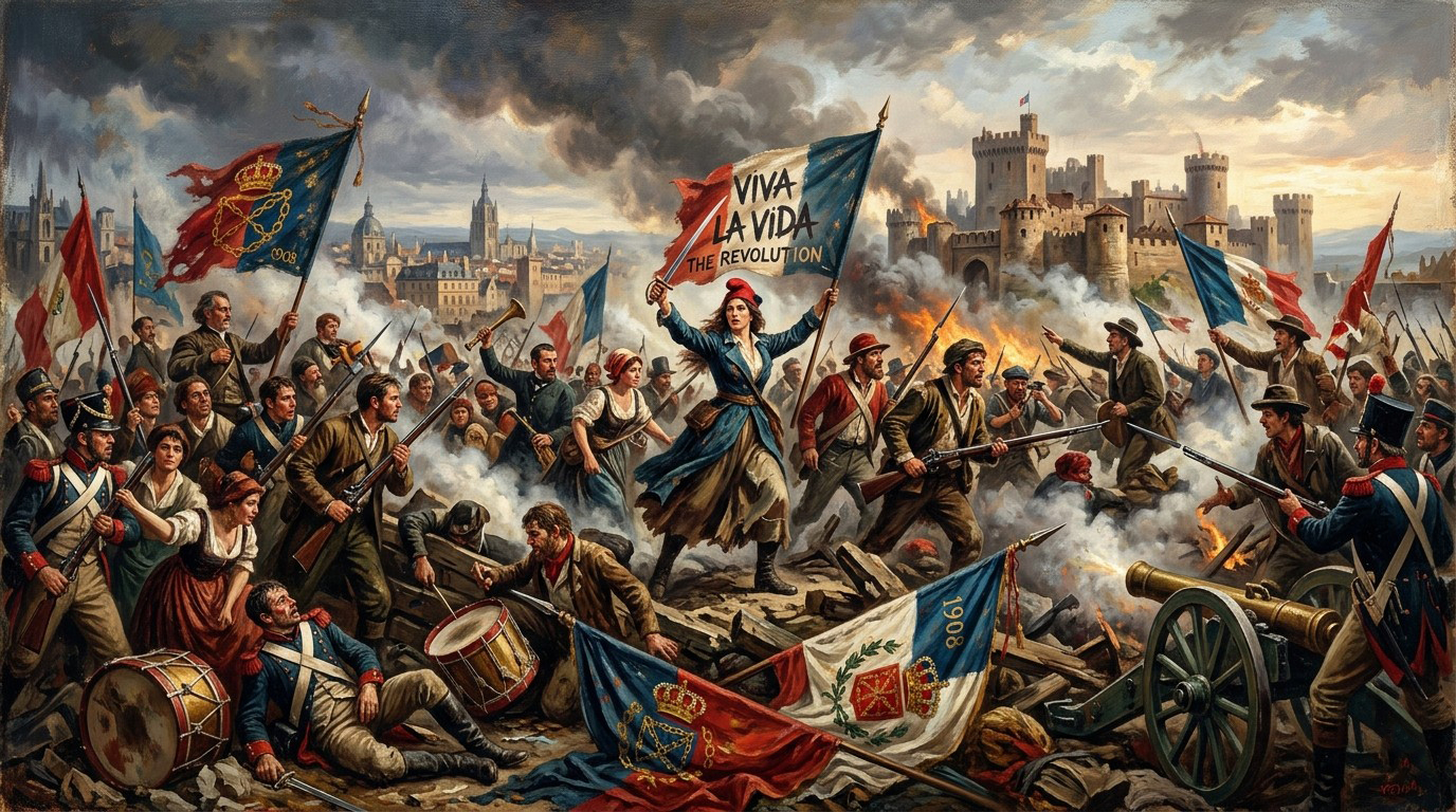 Artistic Album Aesthetic Viva La Vida Wallpaper