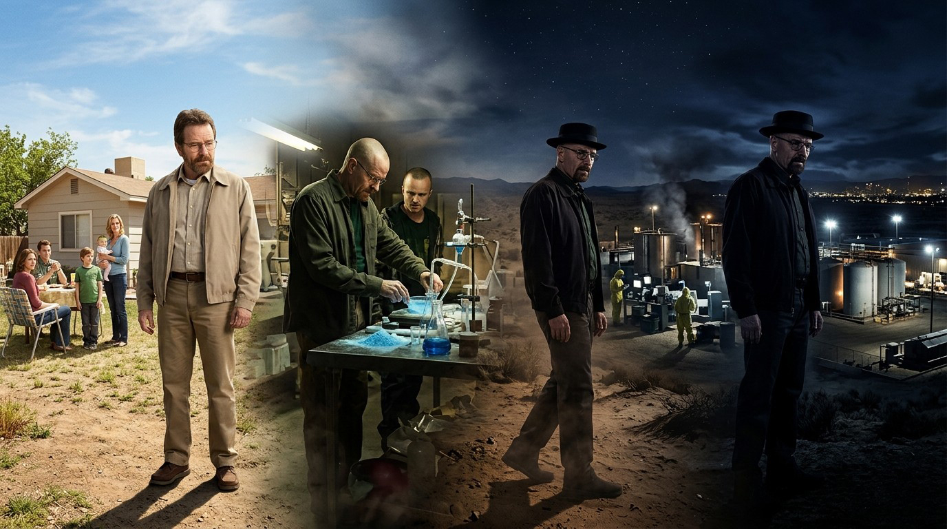 Dramatic Character Arc Walter White Wallpaper