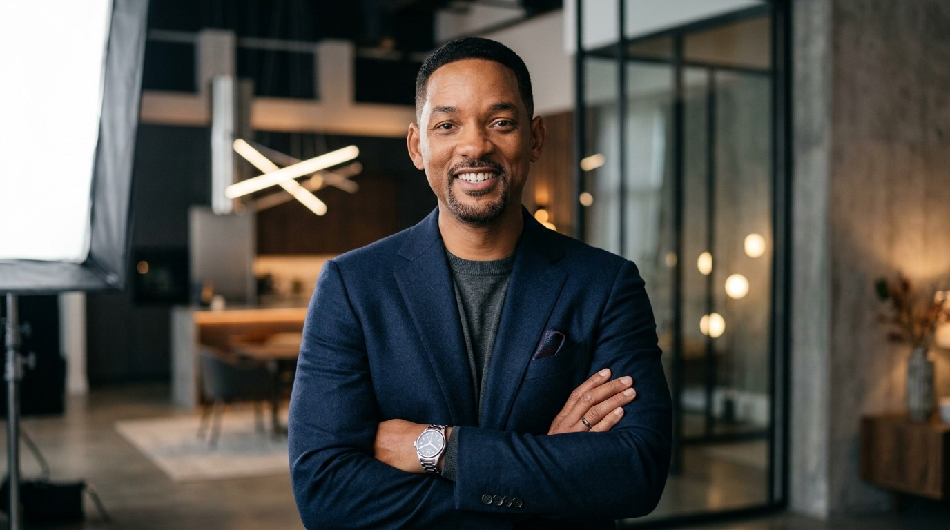 Charismatic Hollywood Star Will Smith Wallpaper
