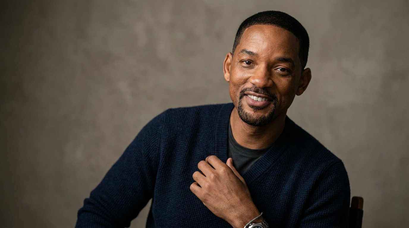 Confident Portrait Look Will Smith Wallpaper