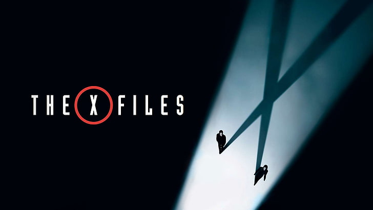 X Files Shadow Silhouette Agents Minimalist Poster Wallpaper