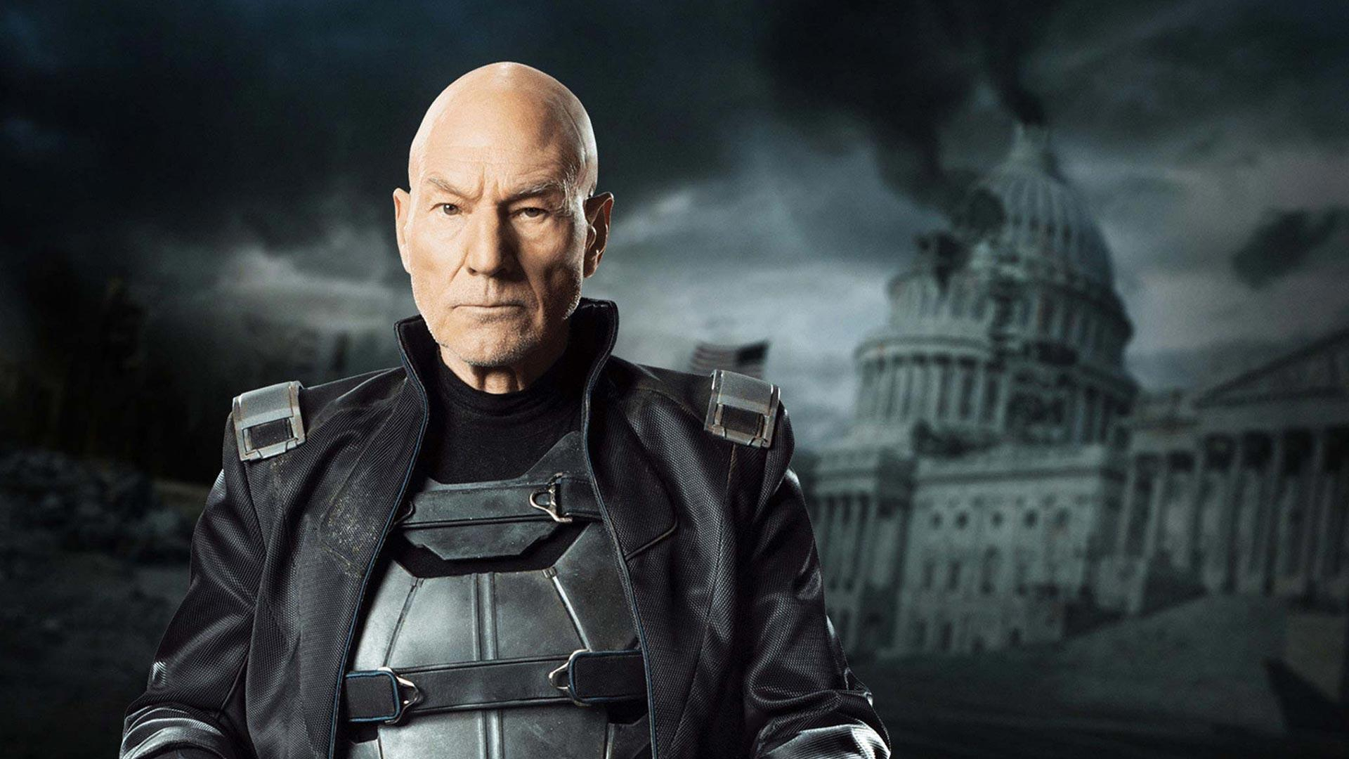 Professor X Charles Xavier X Men Dark Portrait City Background Wallpaper