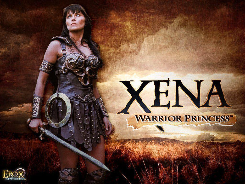 Sword And Chakram Combat Xena Wallpaper