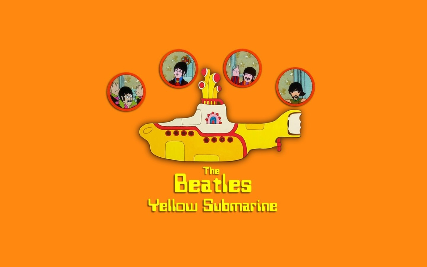 Beatles Yellow Submarine Wallpaper