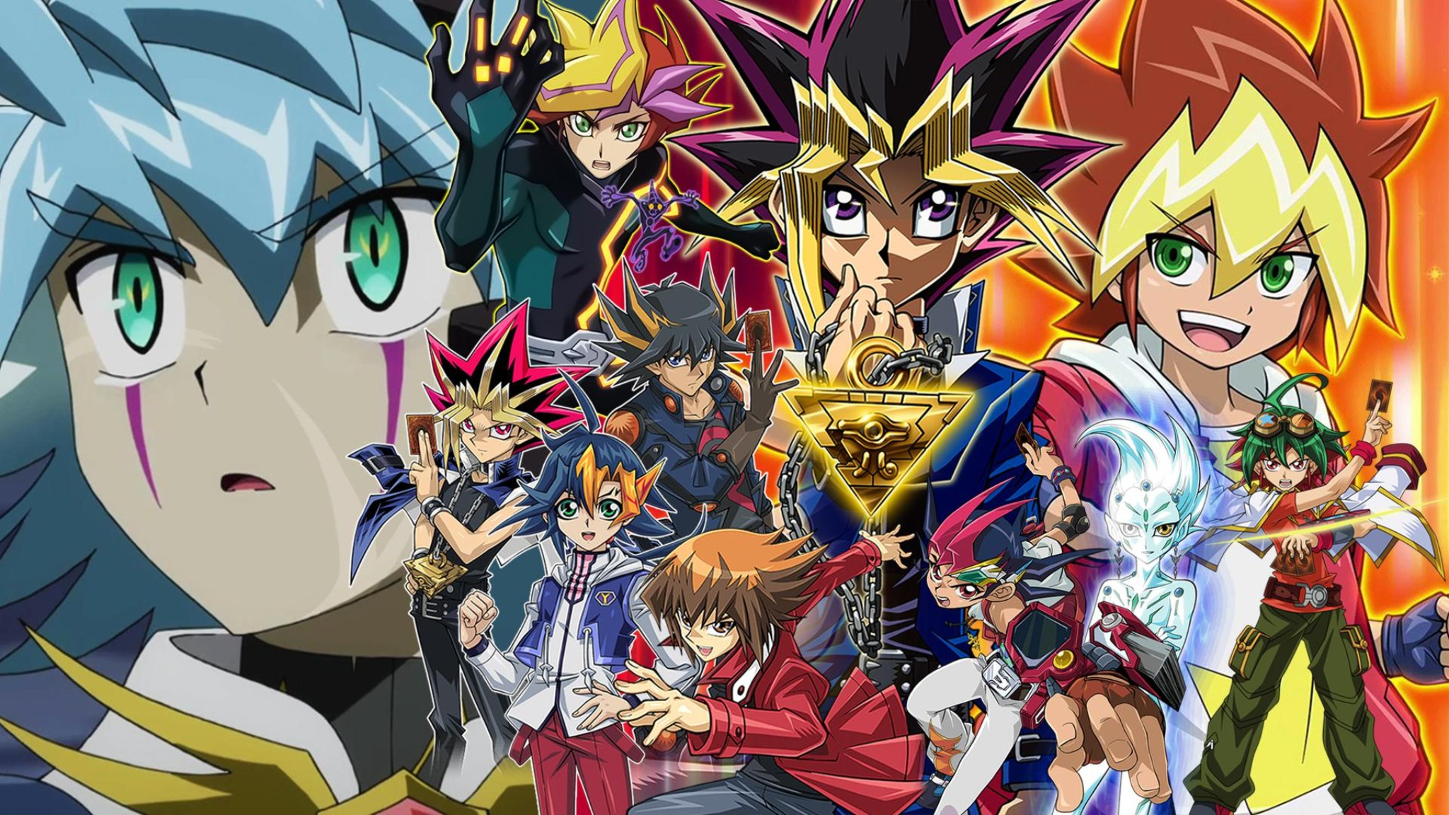 Yu Gi Muto Yu Gi Oh Anime Characters Collage Wallpaper