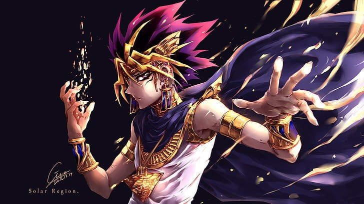 Yu Gi Oh Muto Ancient Pharaoh Anime Art Wallpaper