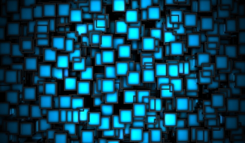 3d moving cube animation