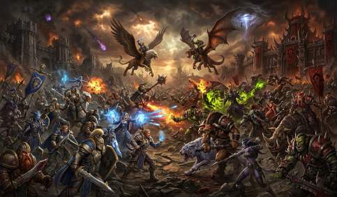 alliance vs horde battle world of warcraft