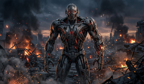 battle damaged armor ultron