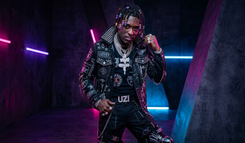 bold fashion portrait uzi