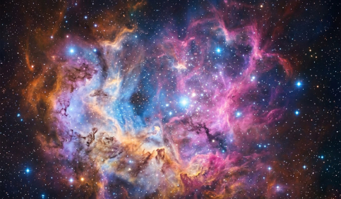 cosmic nebula clouds universe