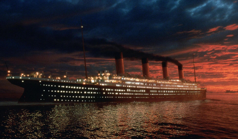 grand ocean liner departure titanic