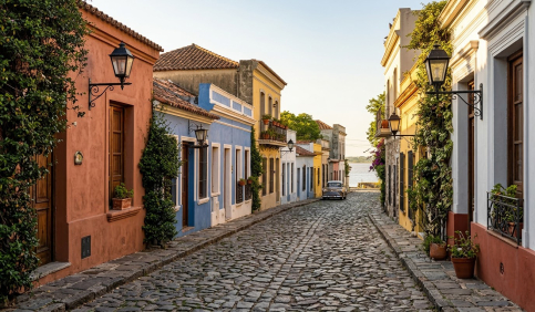 historic colonia streets uruguay