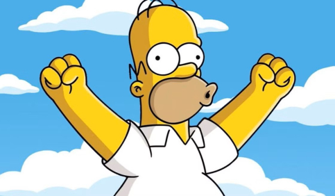 homer simpson cartoon iconic look