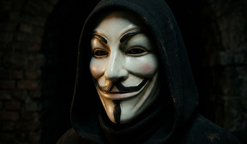 iconic guy fawkes mask v for vendetta